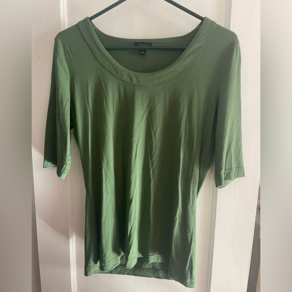Ann Taylor size medium green top